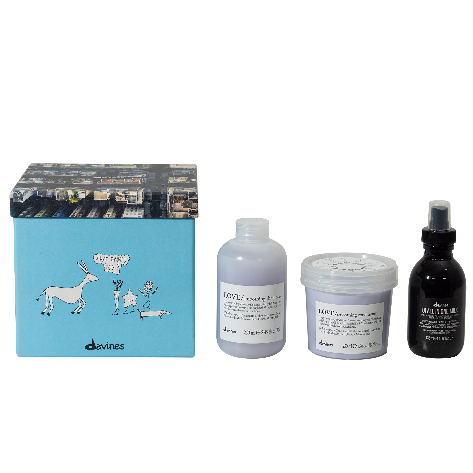 Davines Holiday -  The Pure Love Smoothing Kit